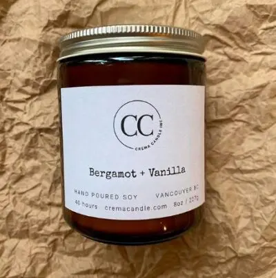 handmade aroma candle