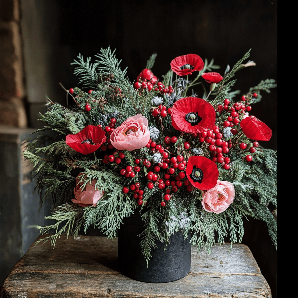 merrylen_httpss.mj.runuYAf-Buxmyo_christmas_arrangement_fith_pi_91f747df-7adf-47f1-828c-972a3a75d1a6