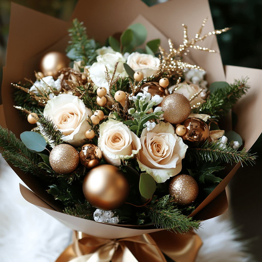 merrylen_lage_christmas_bouquet_with_greens_and_roses_and_glass_ddf29130-21ee-40c6-8300-71c99c862ec3