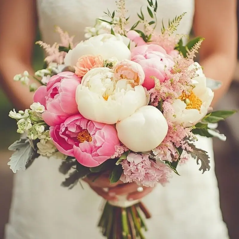 Blushing Peony Whispers Bouquet