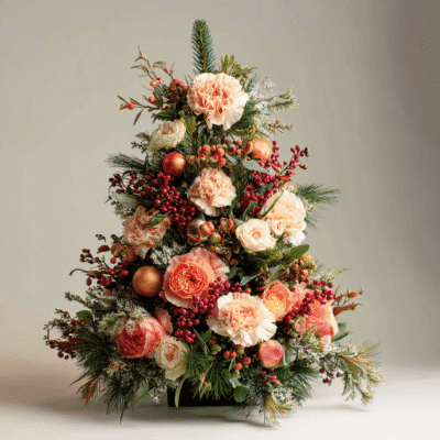 merrylen luxury desighners flower arrangement with pine douglas 58f02546 4e12 4ca5 9fd8 704128b6401c