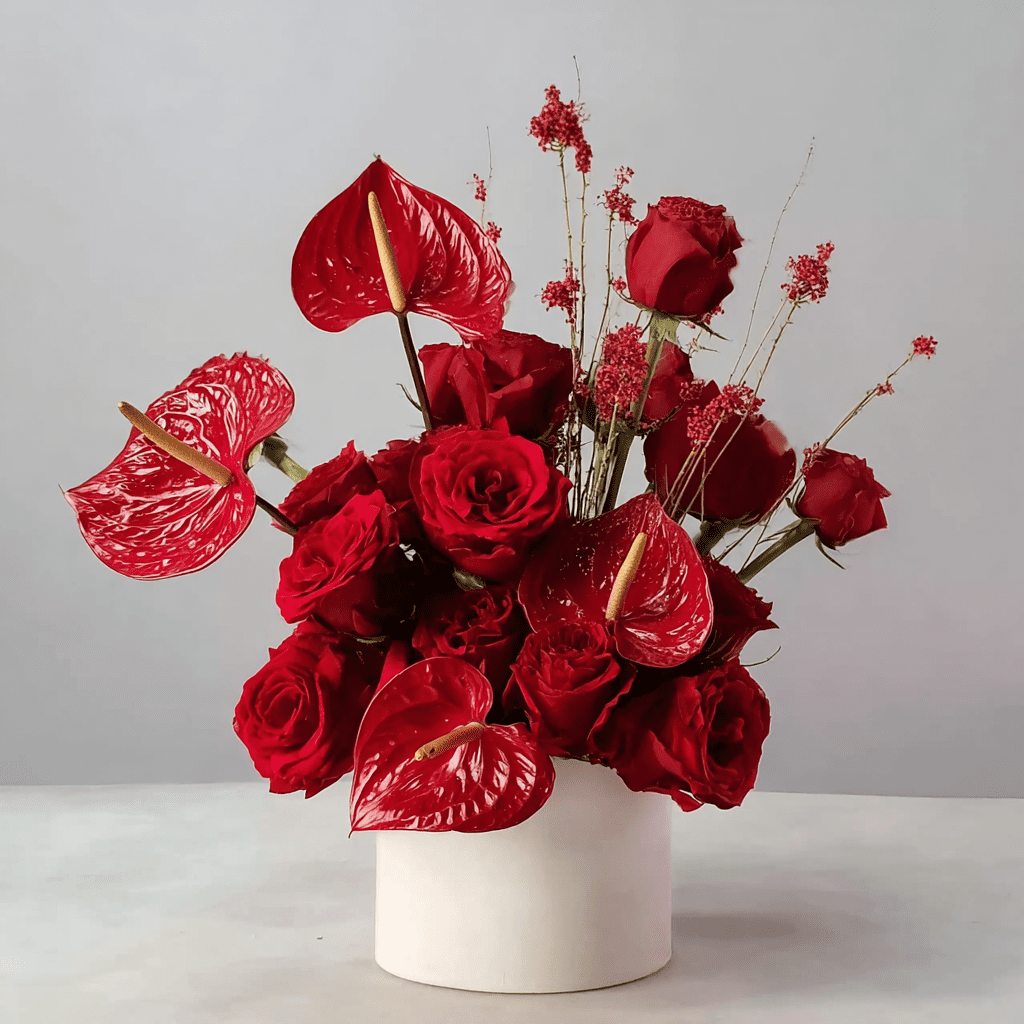 merrylen_httpss.mj.run2xc4fpykLl8_red_anthuriums_and_roses_arra_b5516ea6-6025-468f-babc-f2dbd66c4dfa