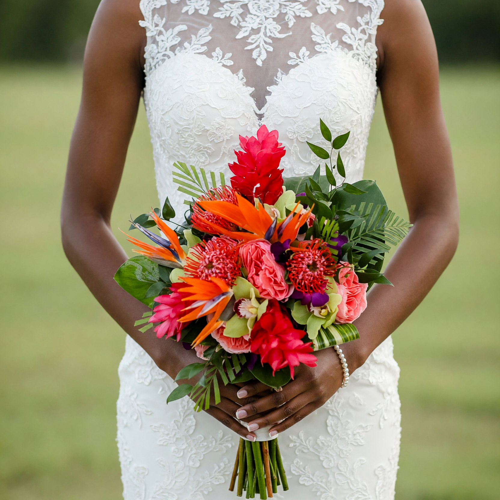 Colourful Wedding Bouquets Tropical Bliss Collection