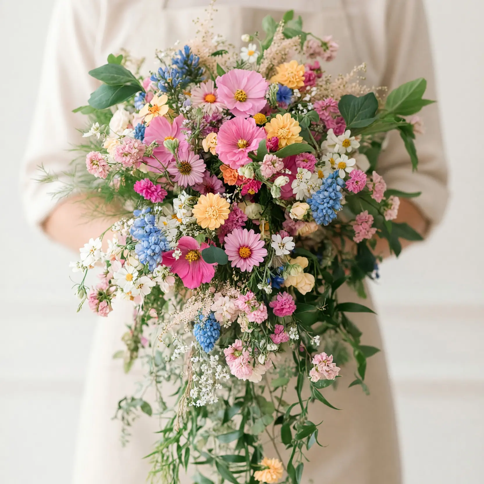 Wildflower Wedding Bouquets Meadow Confetti Bridal Flowers
