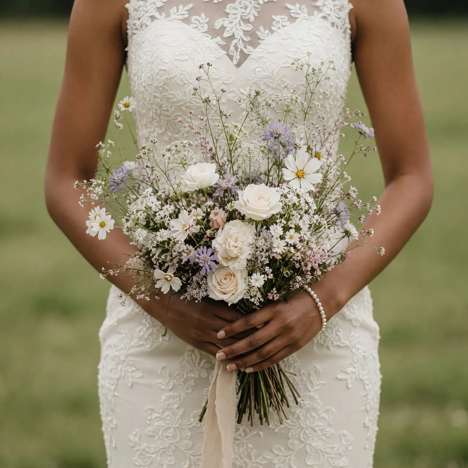 Lavender Meadow Bridal Bouquet