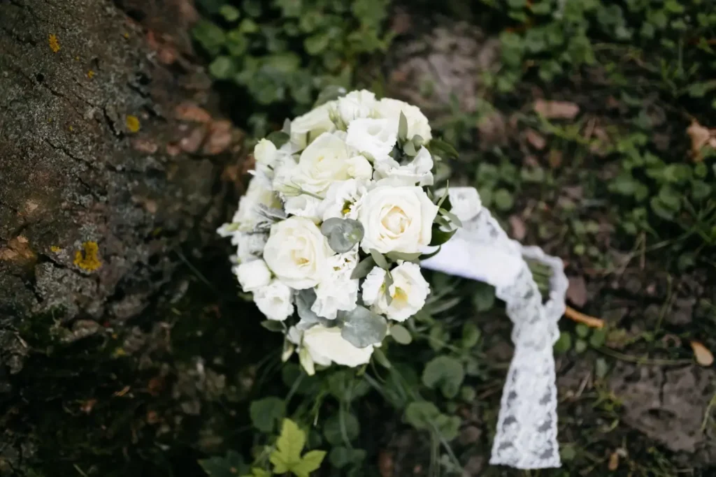 cemetery flower bouquet