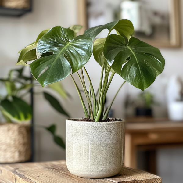 monstera in pot 55 cad