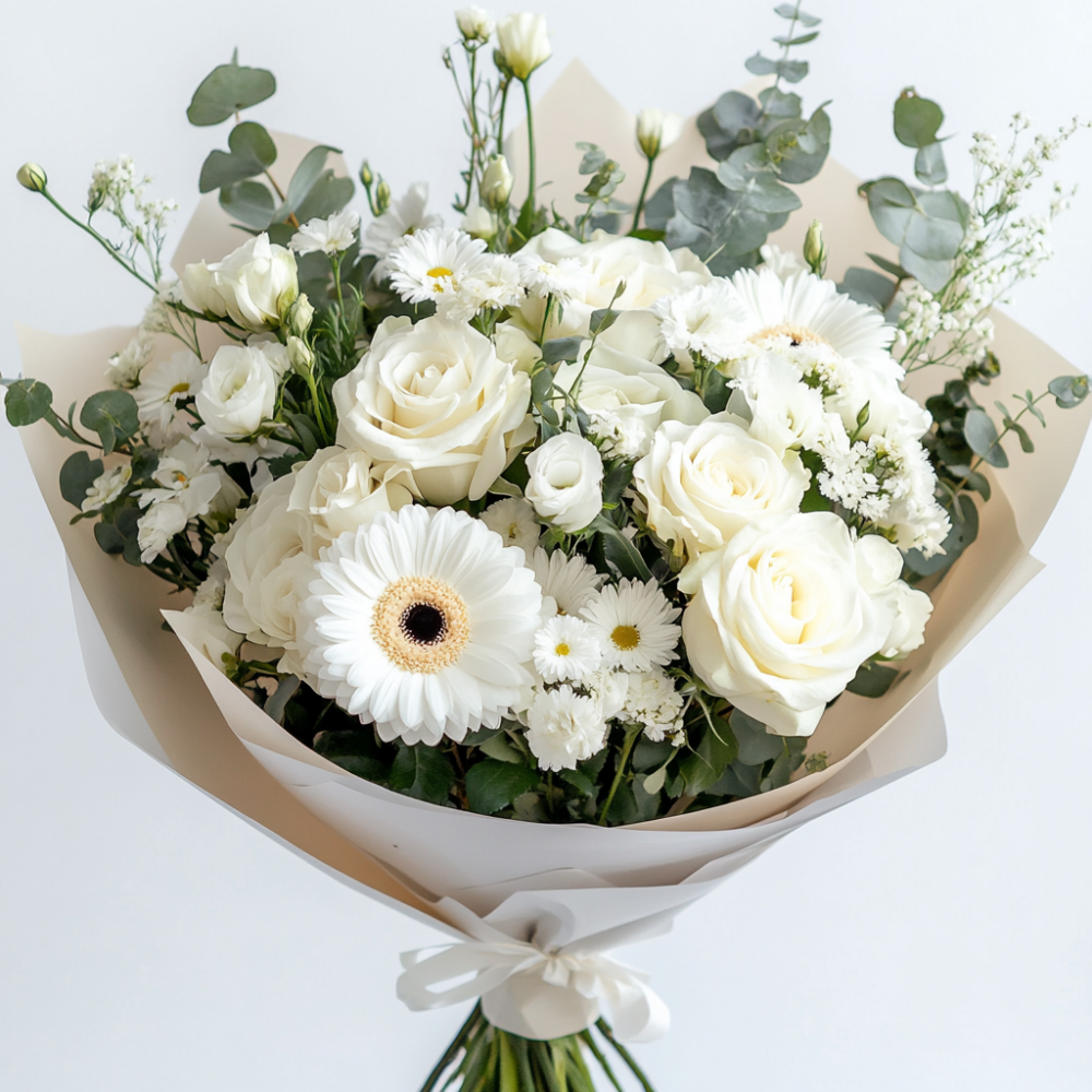 White elegant bouquet