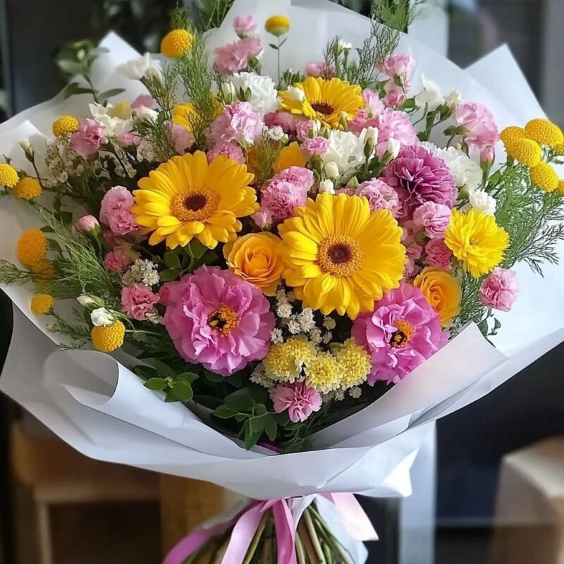 Summer Flowers Rustic Bouquet