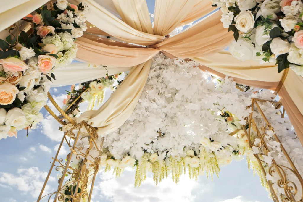 floral arch event decoration