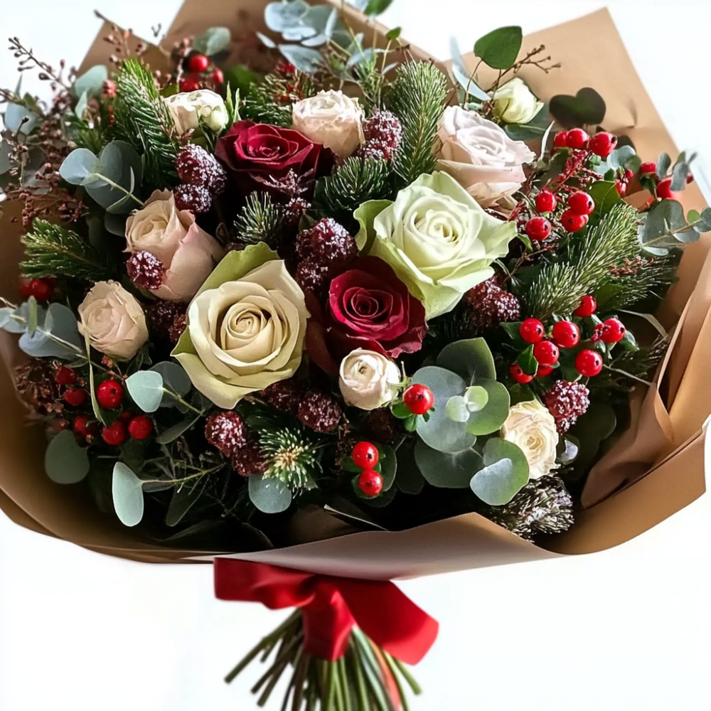 Old good Christmas classics bouquet