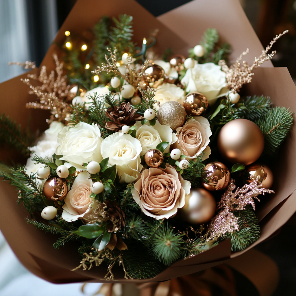 merrylen_lage_christmas_bouquet_with_greens_and_roses_and_glass_84416753-f2d7-4fc7-be71-b9b7d9cfa040