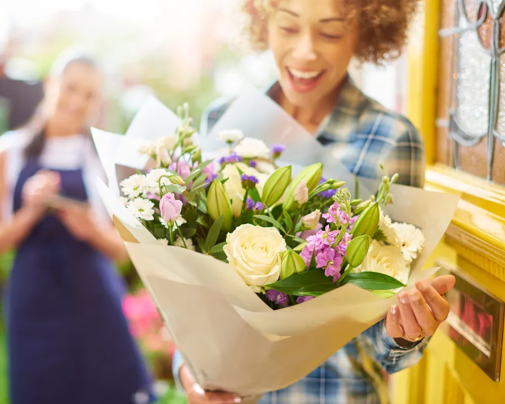 sending flowers