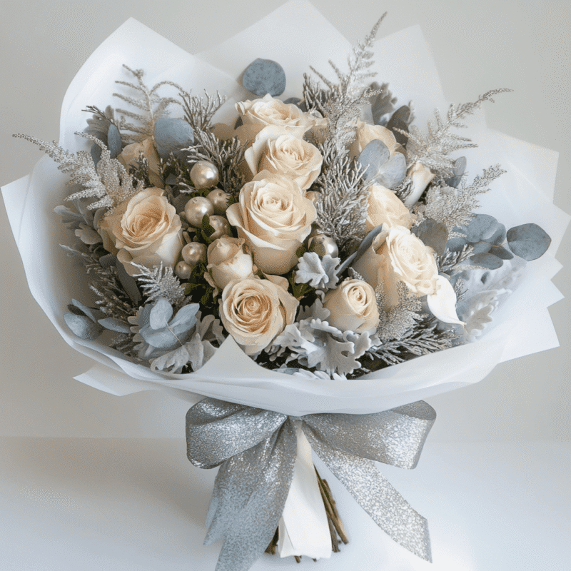 Snow Pearl Bouquet