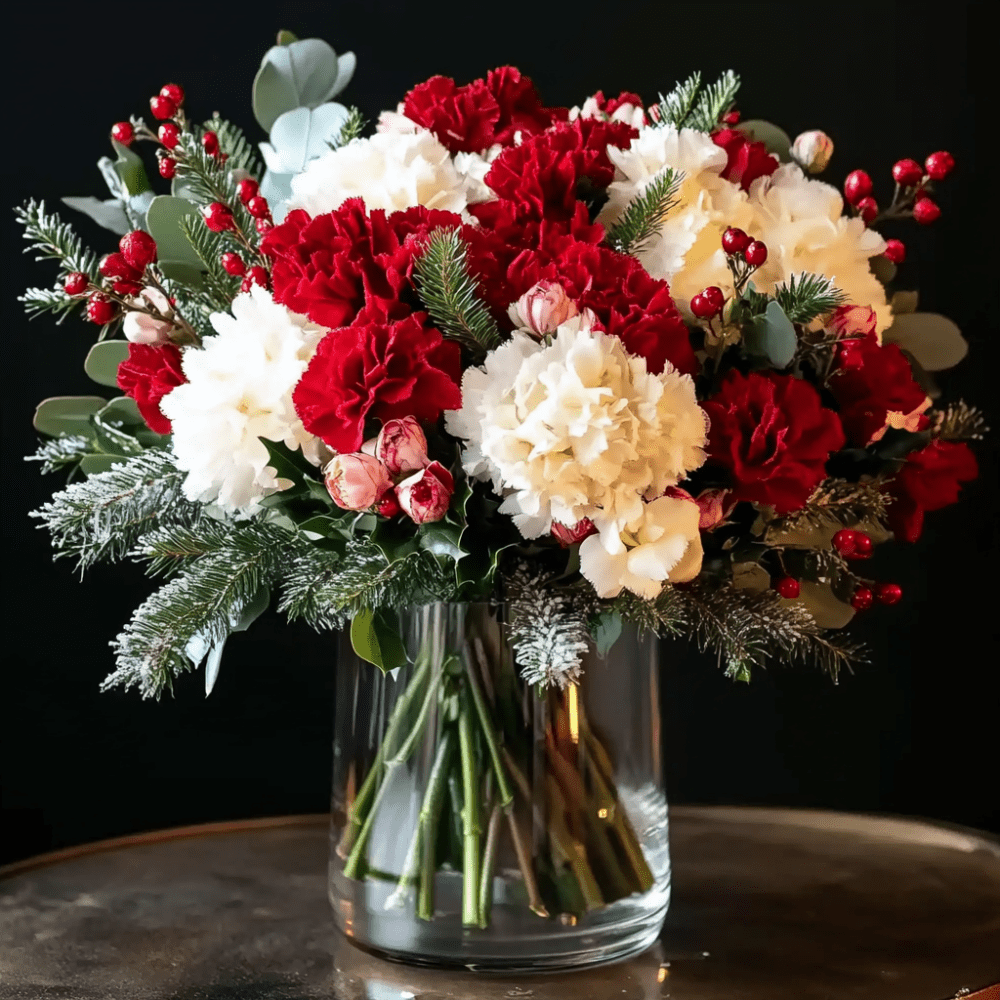 Festive Cheer Arrangement in vase