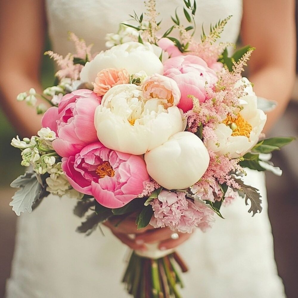 Blushing Peony Whispers Bouquet