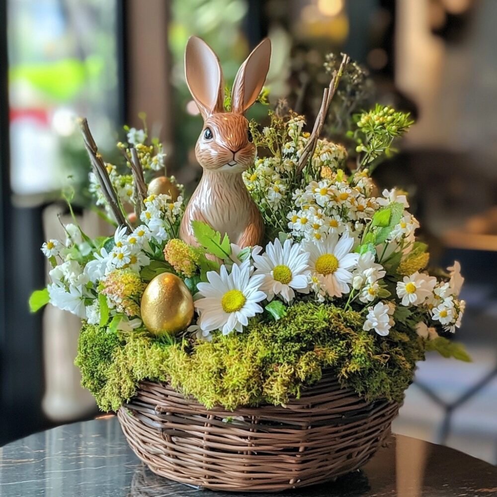 Golden Grove Bunny Basket