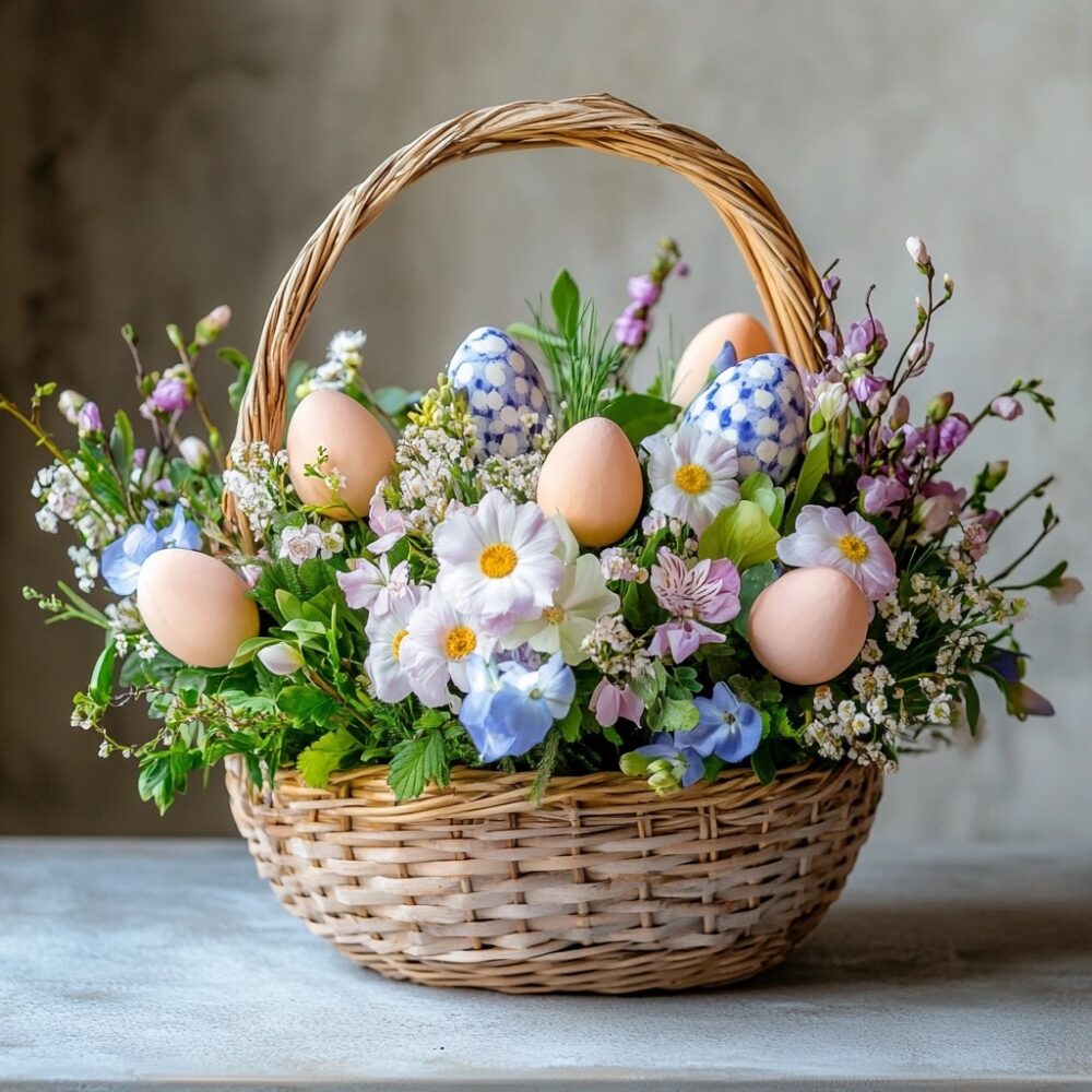 Bloom & Egg Basket Delight