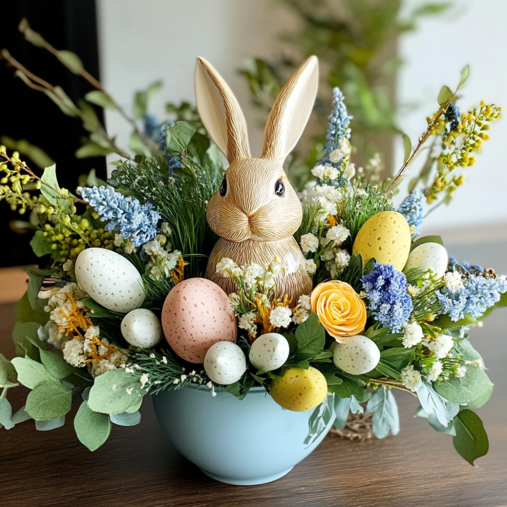 Bunny Bowl Blossoms