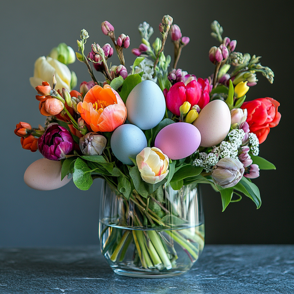 merrylen_easter_floral_arrangement_with_colourful_eggs_in_a_cle_202917ce-4120-437c-83ca-cd4772f357e3