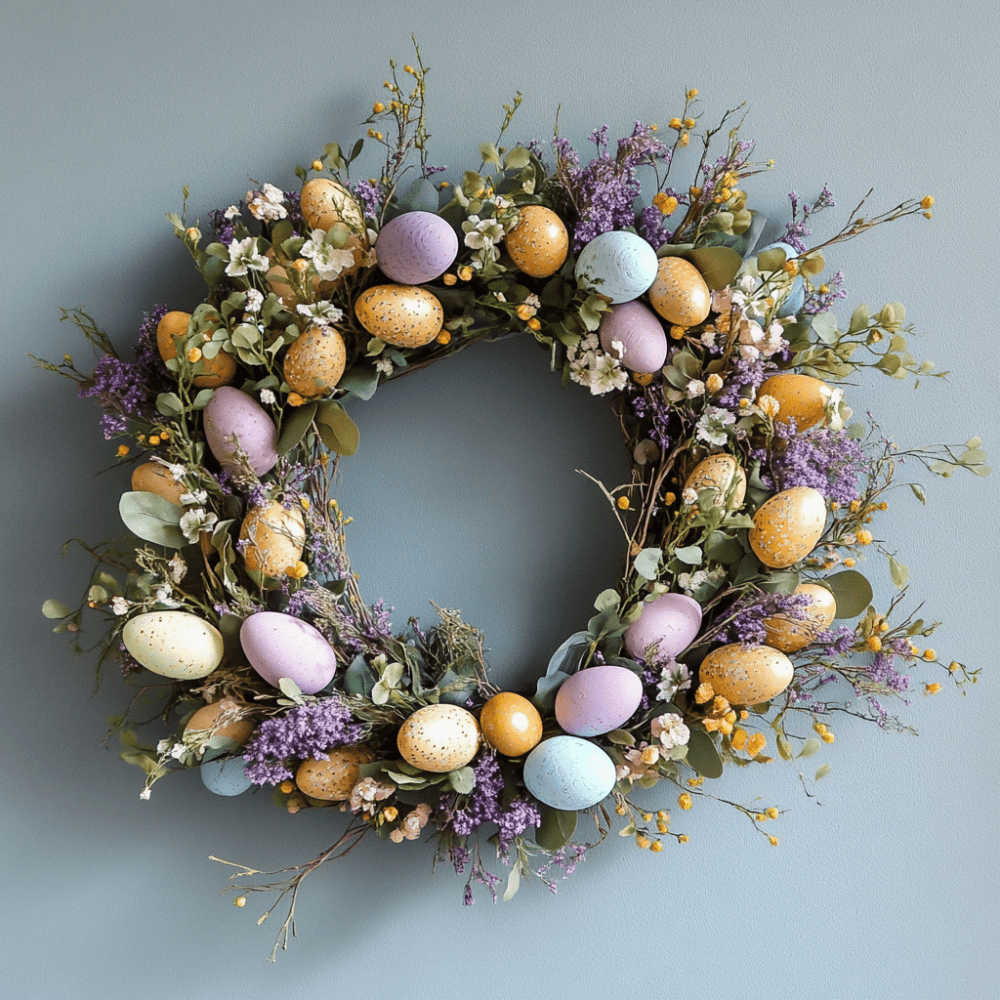 Whimsy Egg Wreath for Easter Joy