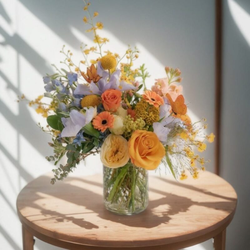 Golden Hour Garden Vase