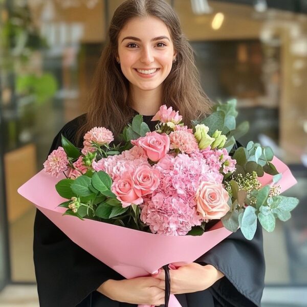 Pink Radiance Graduation Bouquet