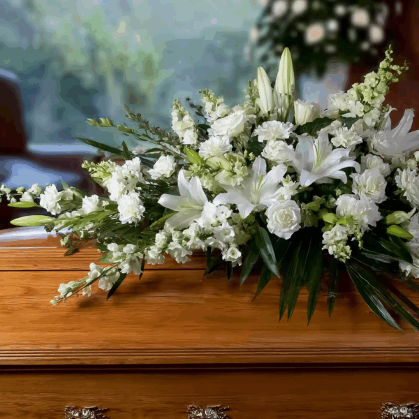 Eternal Light Casket Spray