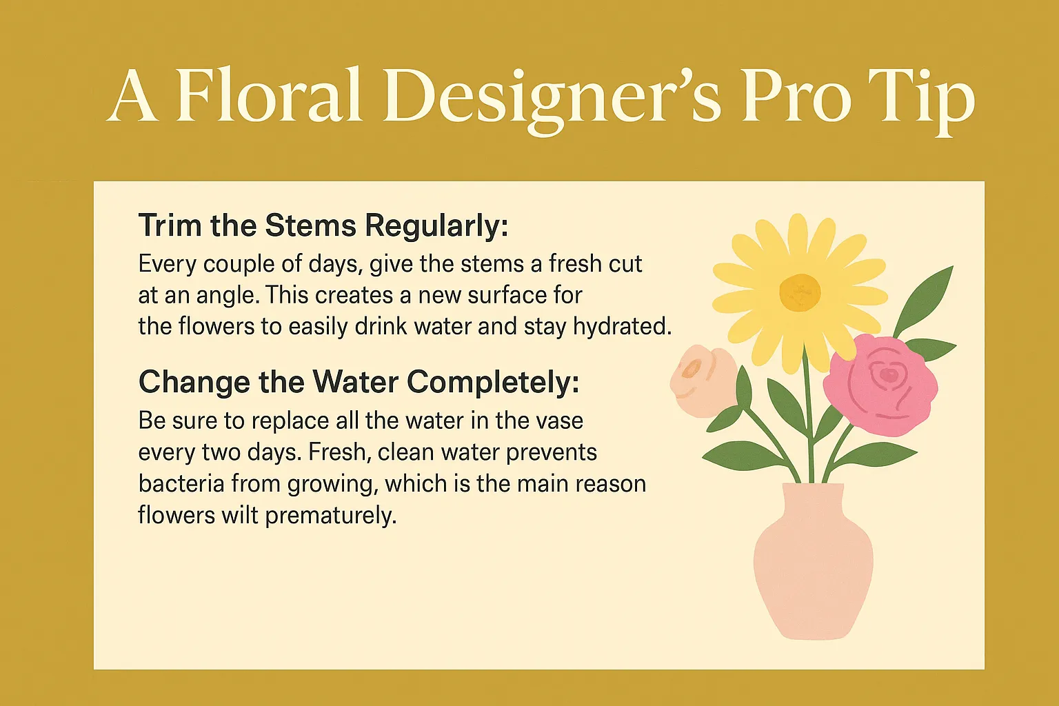 Floral Designer’s Pro Tip