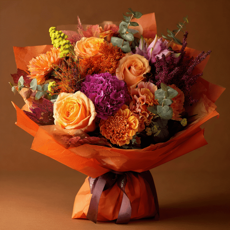 Hand-Tied Autumn Glow