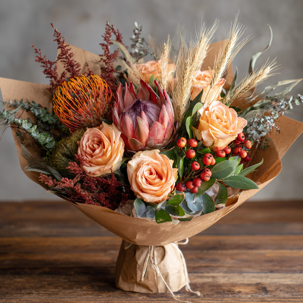 merrylen_autumn_style_bouquet_with_peach_roses_wheat_berries_pr_e97dc356-6595-4b5e-be7d-cc453a688069