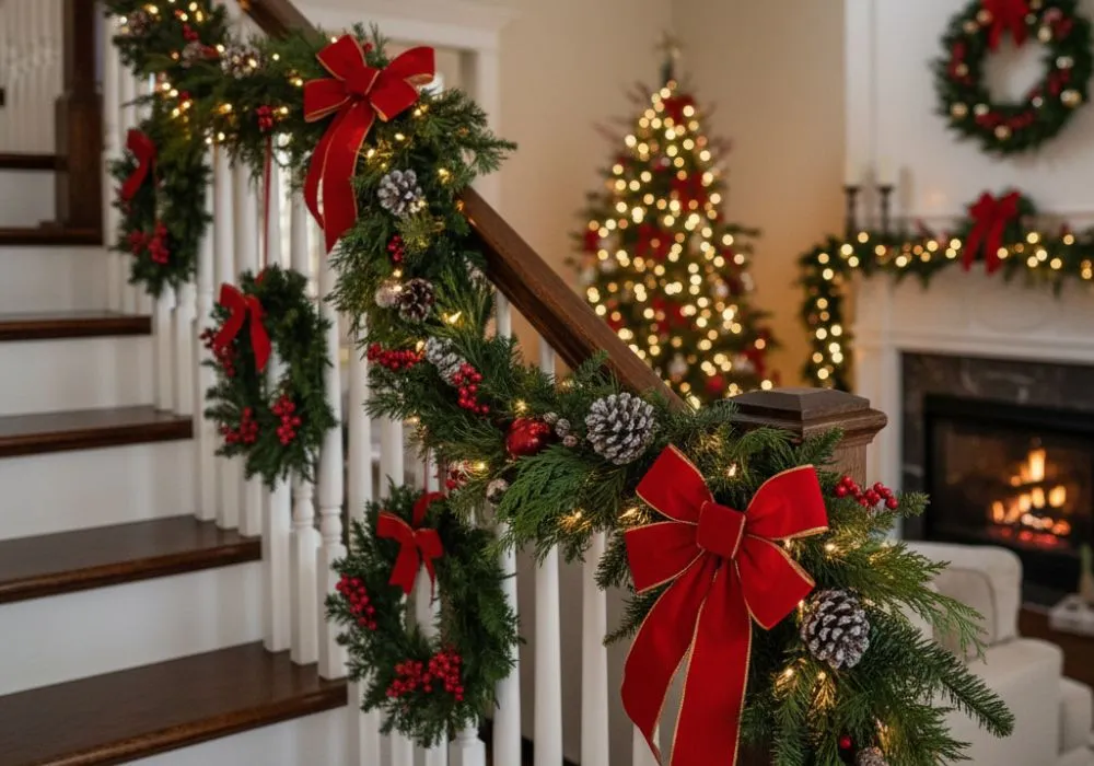 christmas wreath garland