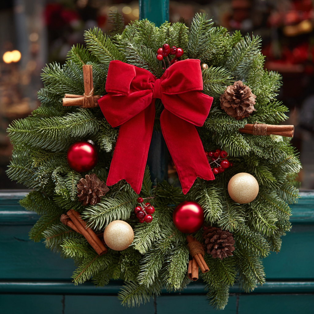 merrylen_douglas_fir_christmas_wreath_with_red_bow_and_glossy_r_c50ee1d5-3a64-43ea-8688-273d4c430b73