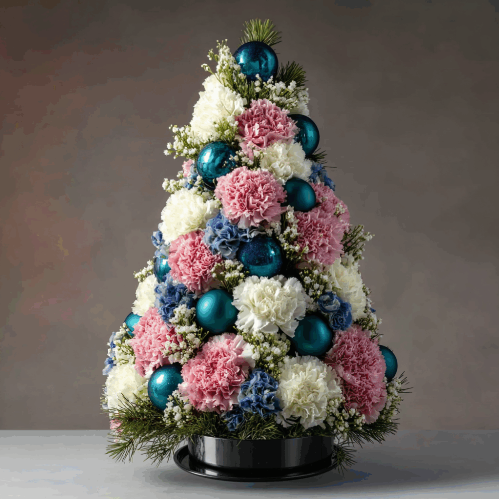 Christmas Pastel Peppermint Tree