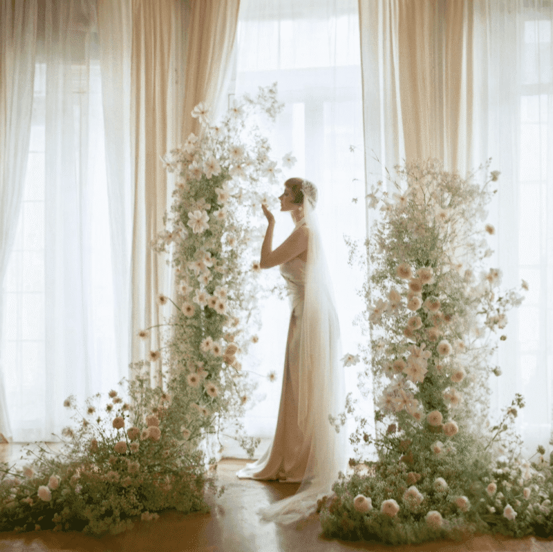 Soft Bloom Whisper Archway