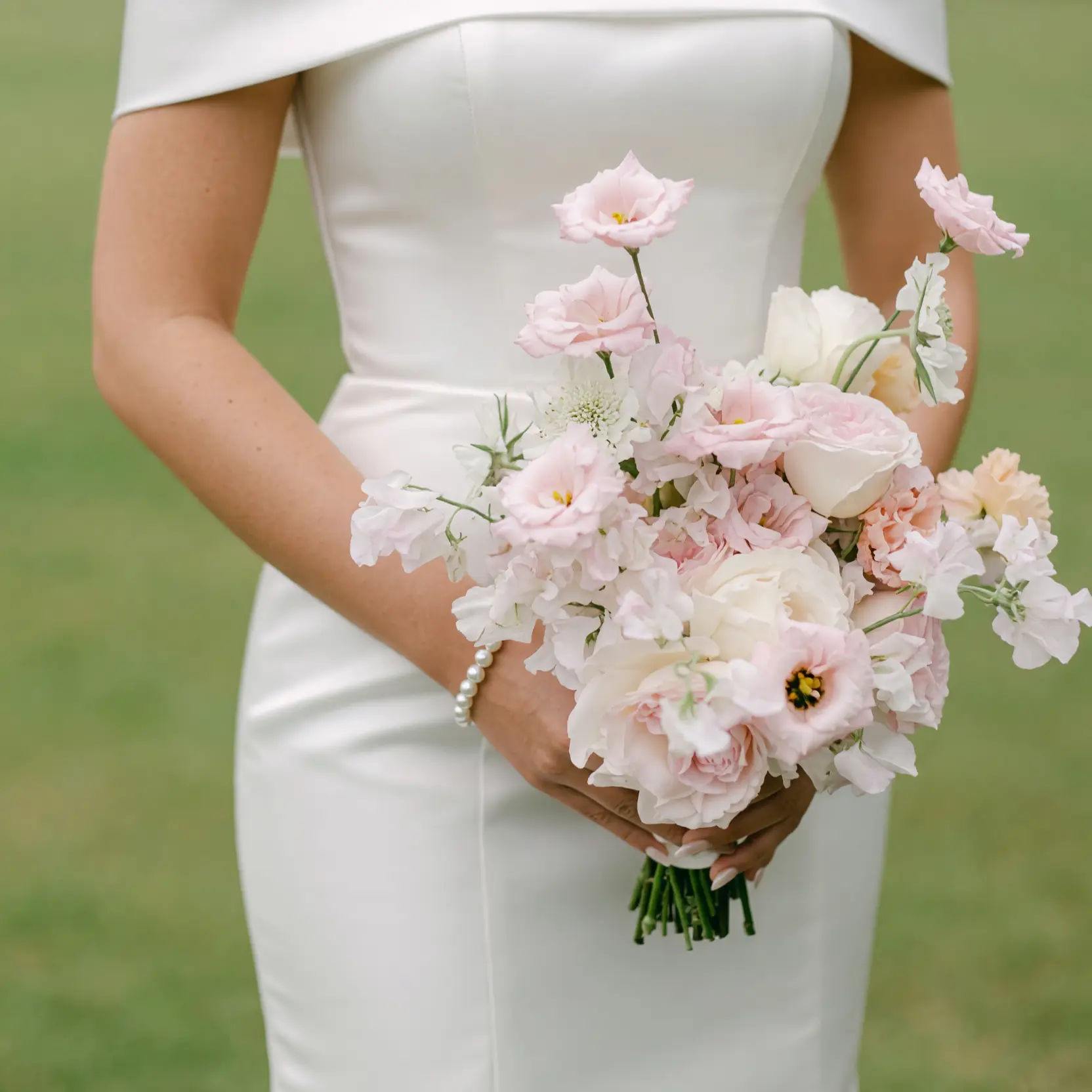 Pink Wedding Bouquet with Whispering Petals