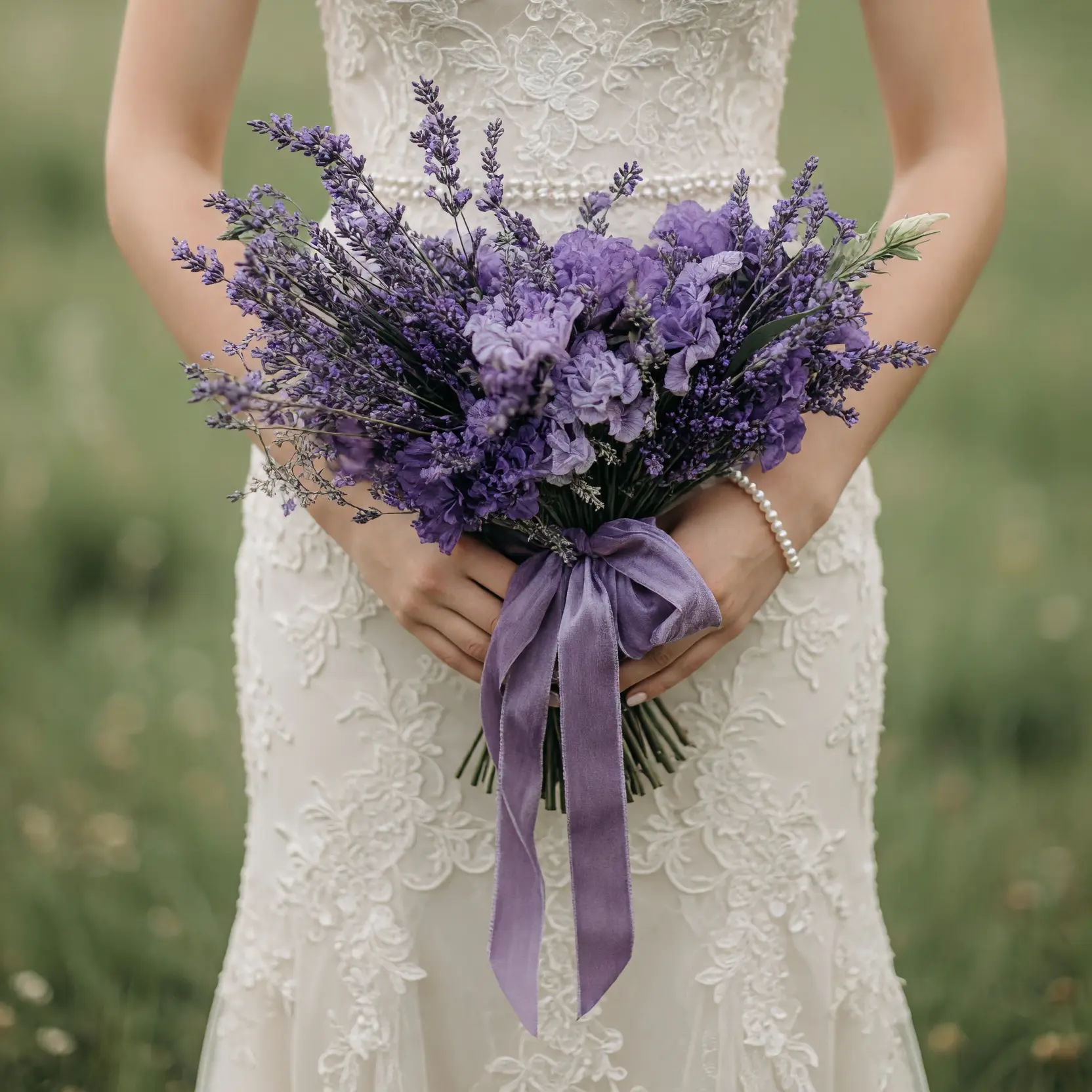 Purple Wedding Bouquets Lavender Meadow