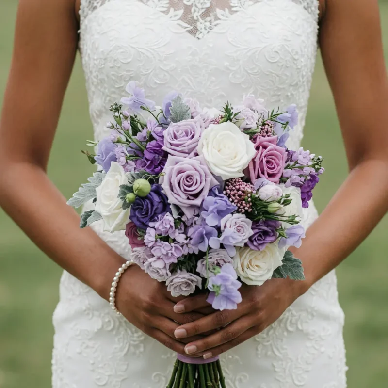 Purple Wedding Bouquets Amethyst Garden