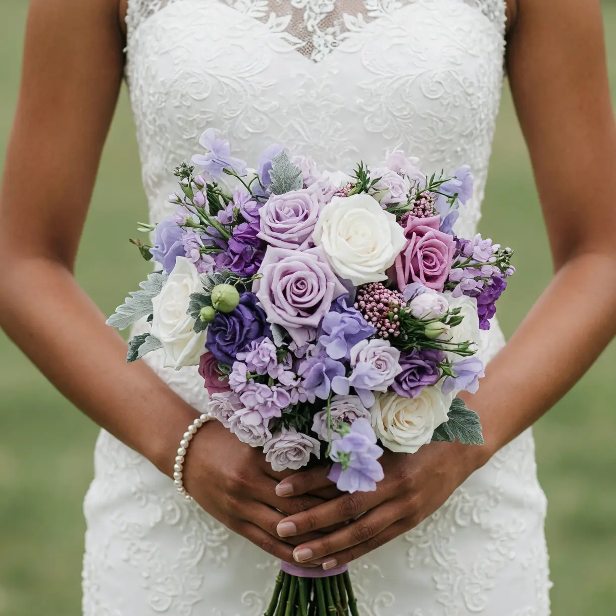 Purple Wedding Bouquets Amethyst Garden