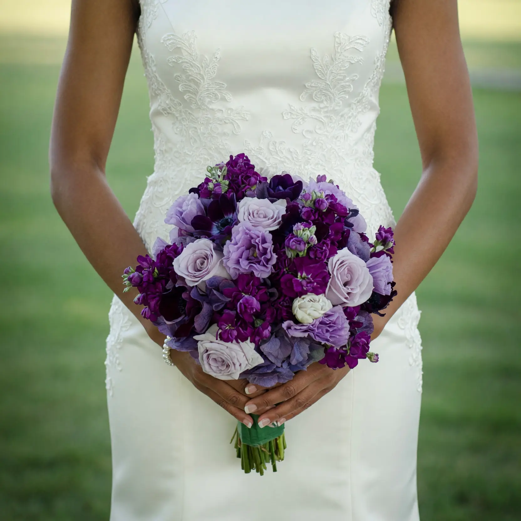 Purple Wedding Bouquets Violet Jewel Garden