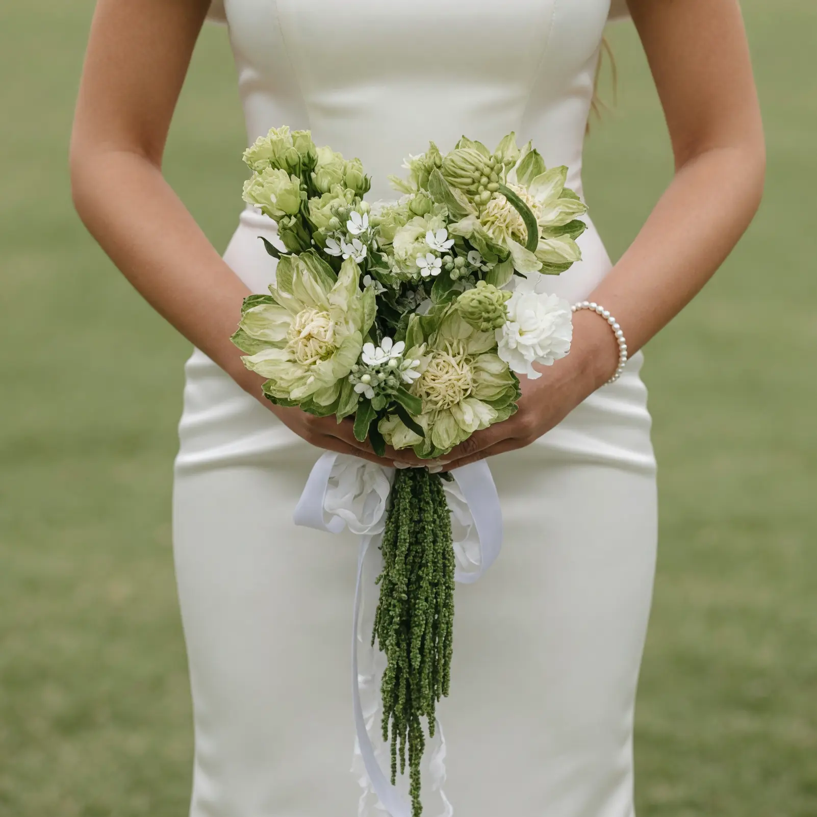 Green Wedding Bouquets Verdant Charm Bridal Bouquet