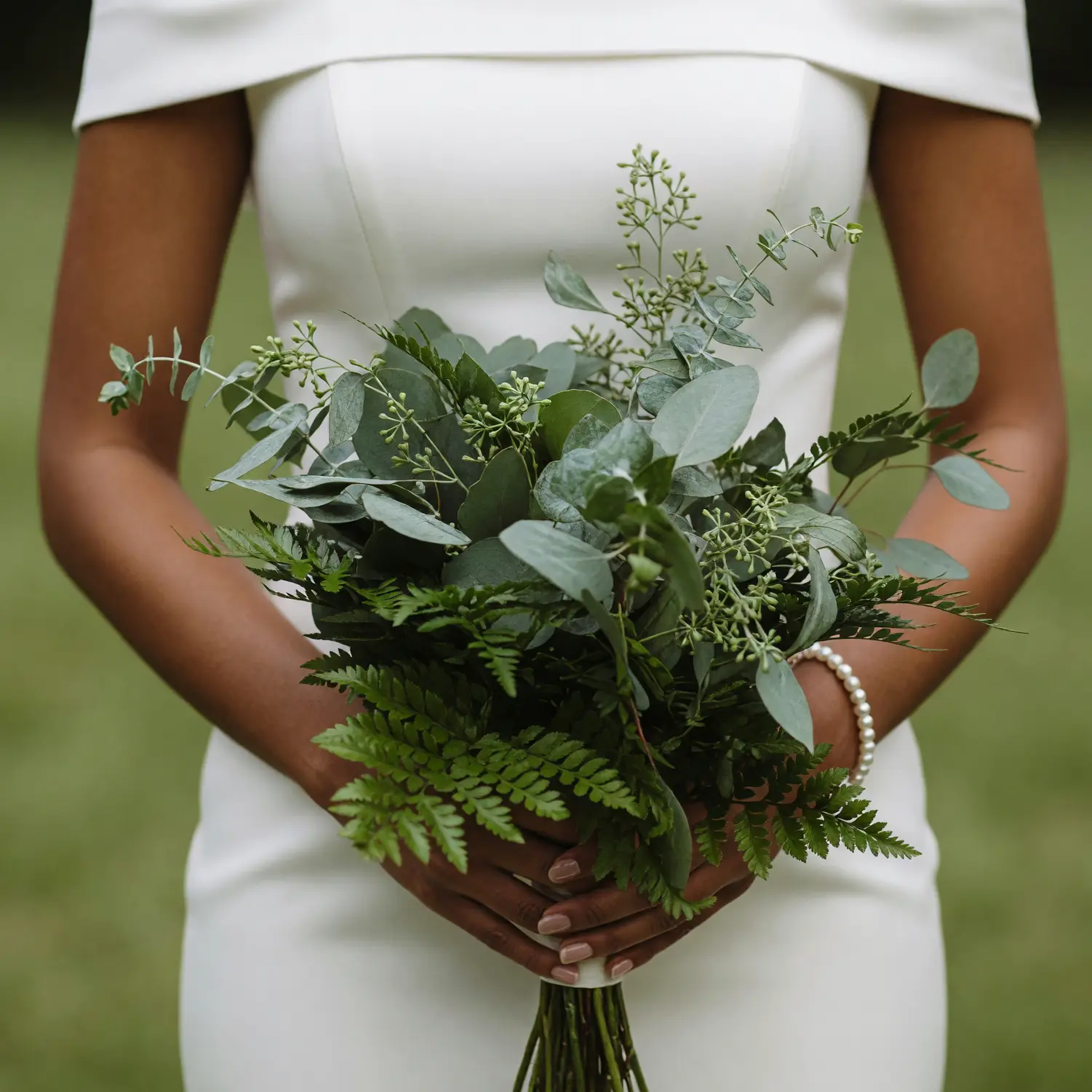 Boho Style Flowers Greenery Bridal Bouquet