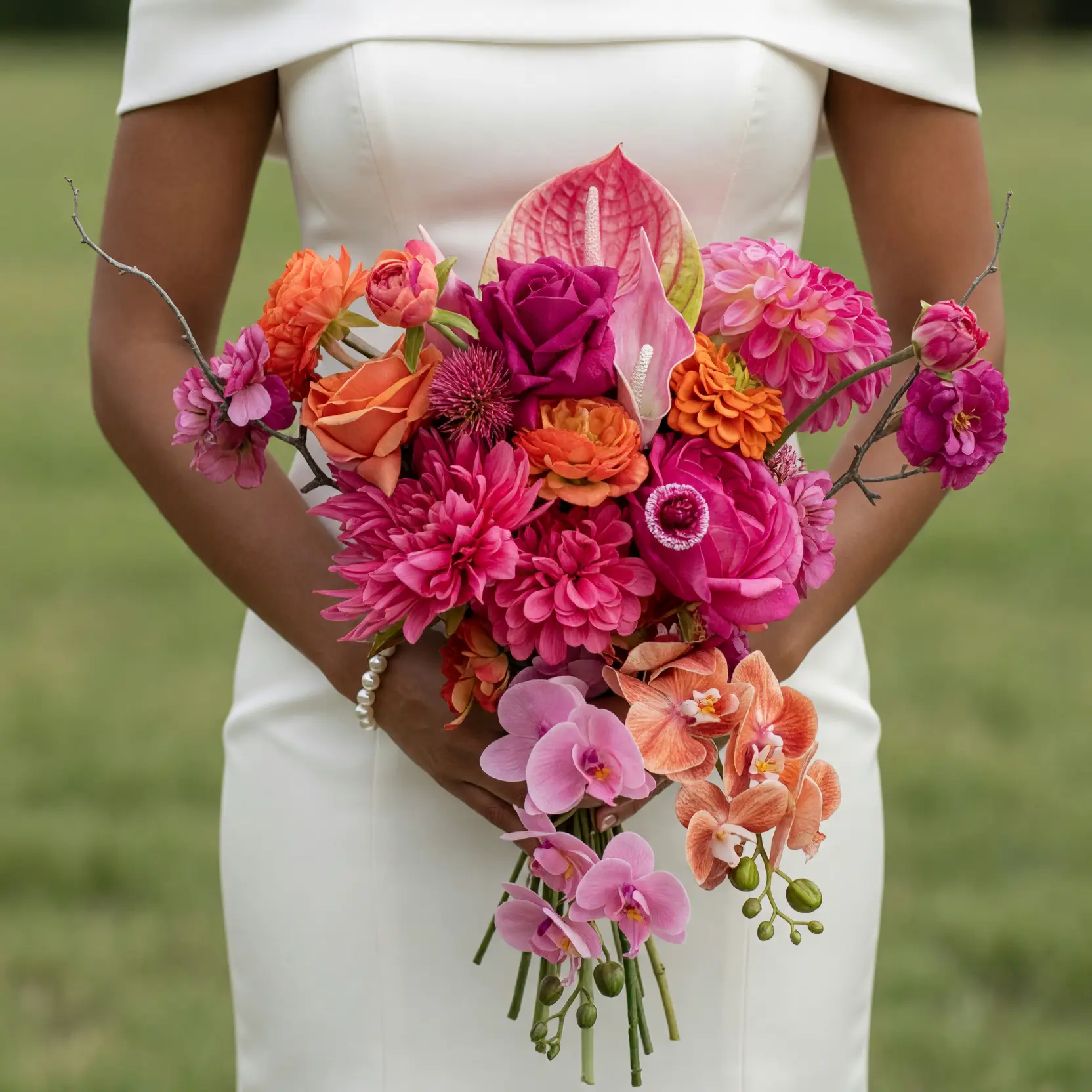Fuchsia Flame Cascade