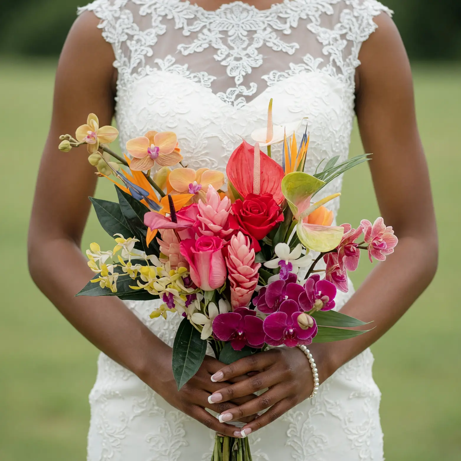 Tropical Sunset Bridal Dream