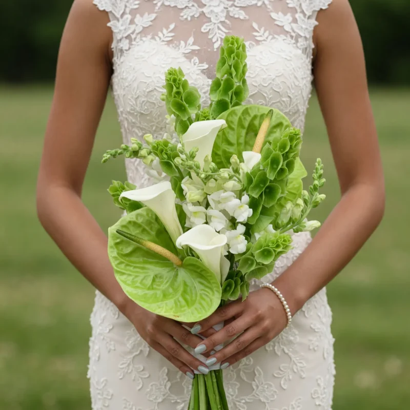 Modern Wedding Bouquets Fresh Green Garden