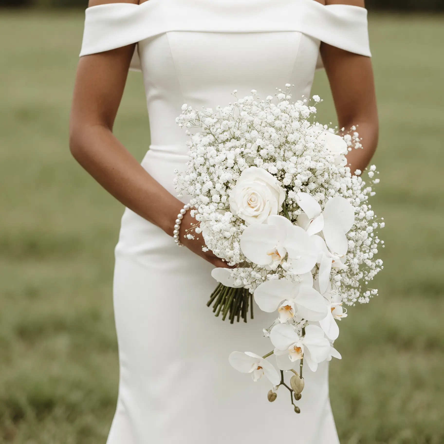Bridal Flowers Bouquets Orchid Cascade Reverie