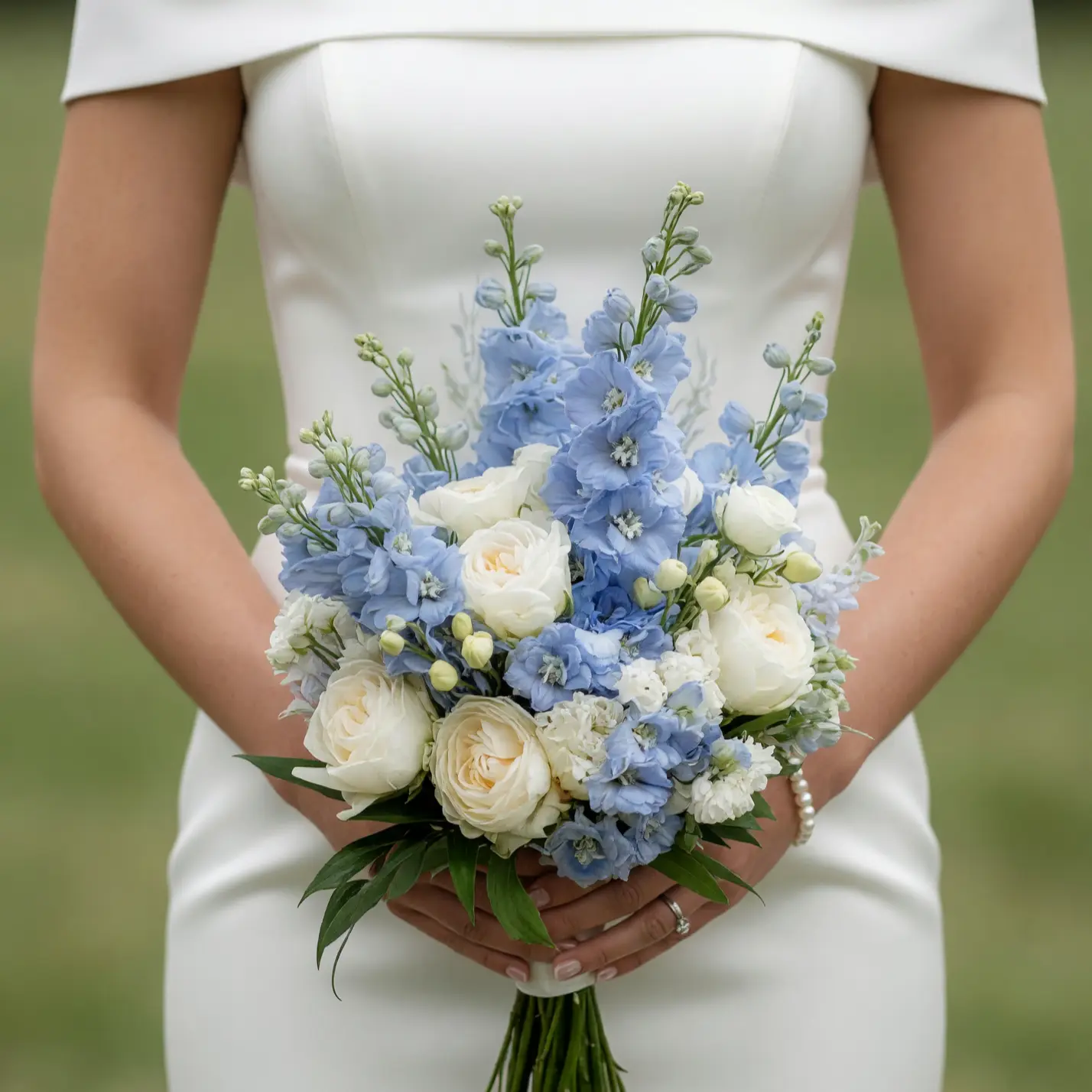 Blue Garden Melody Bridal Bouquet