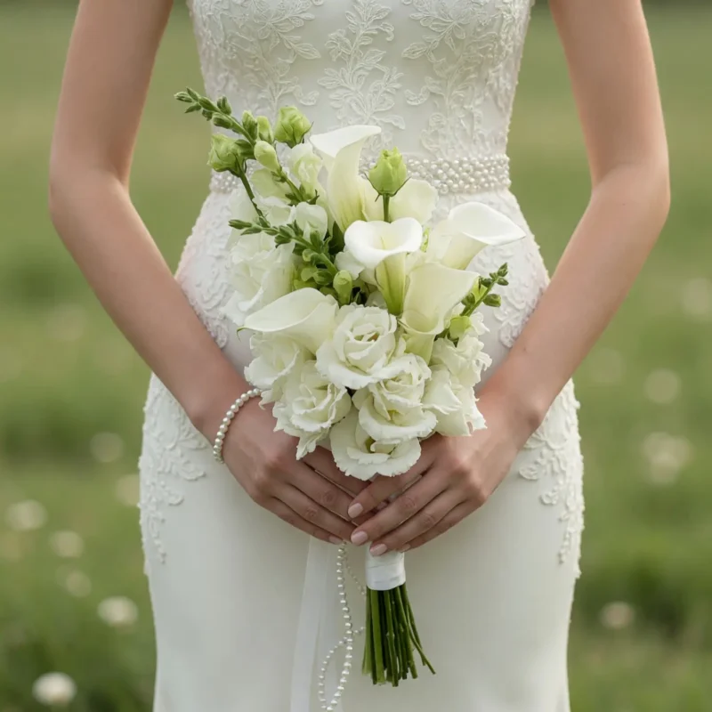 Calla Lily Wedding Bouquets Ivory Garden Grace