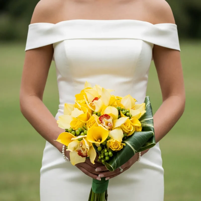 Calla Lily Wedding Bouquets Golden Orchid