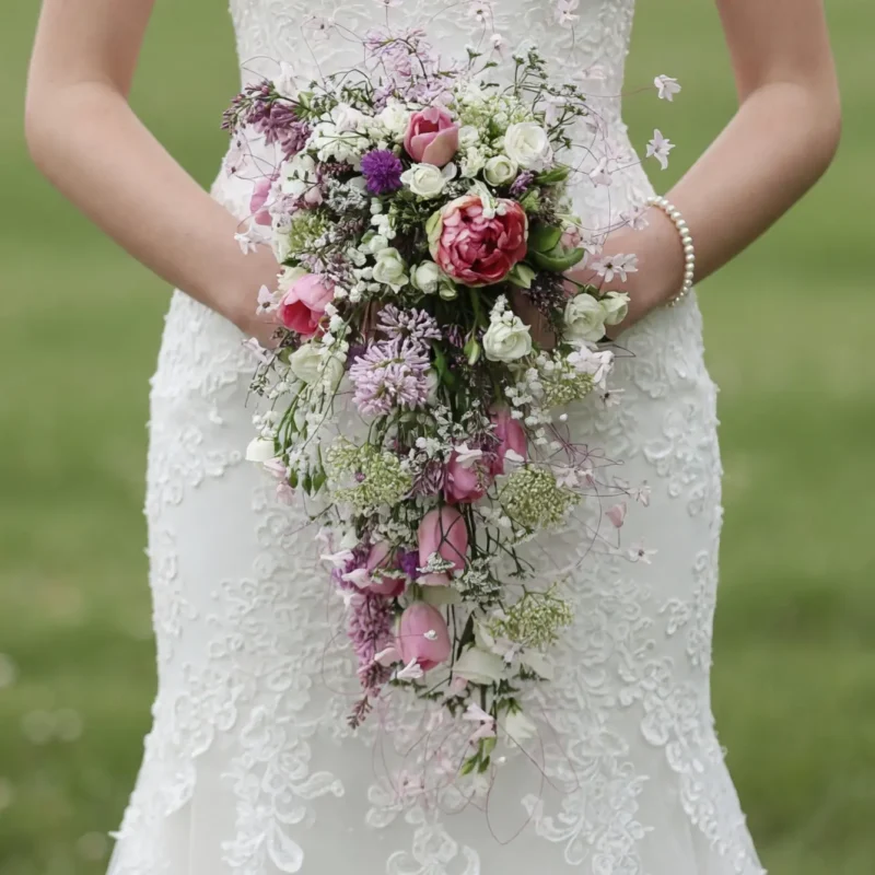Garden Style Wedding Bouquets Blushing Meadow